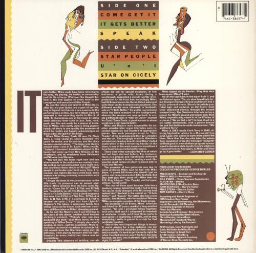 Miles Davis Star People - red label vinyl LP album (LP record) US MDALPST773390