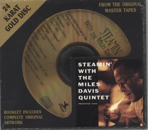 Miles Davis Steamin' With The Miles Davis Quintet - Sealed CD album (CDLP) US MDACDST428660