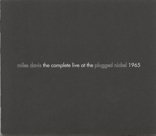 Miles Davis The Complete Live At The Plugged Nickel 1965 CD album (CDLP) US MDACDTH549134