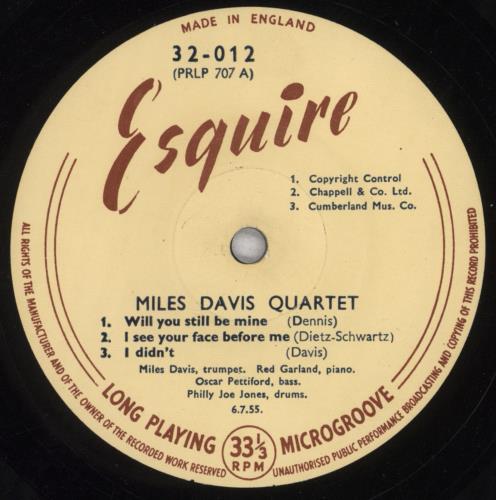 Miles Davis The Musings Of Miles vinyl LP album (LP record) UK MDALPTH544871