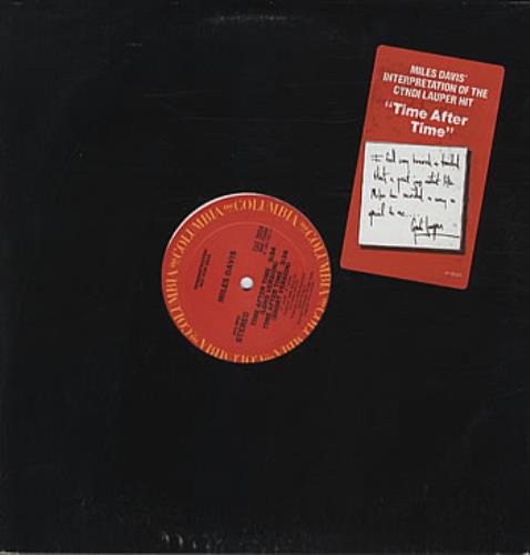 Miles Davis Time After Time 12" vinyl single (12 inch record / Maxi-single) US MDA12TI318783