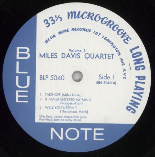 Miles Davis Vol. 3 - 200gm 2-LP vinyl record set (Double LP Album) US MDA2LVO374990