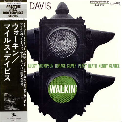 Miles Davis Walkin' + obi vinyl LP album (LP record) Japanese MDALPWA464251