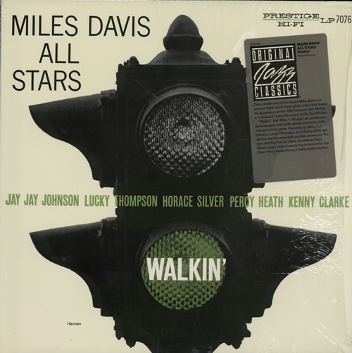 Miles Davis Walkin' vinyl LP album (LP record) US MDALPWA406571