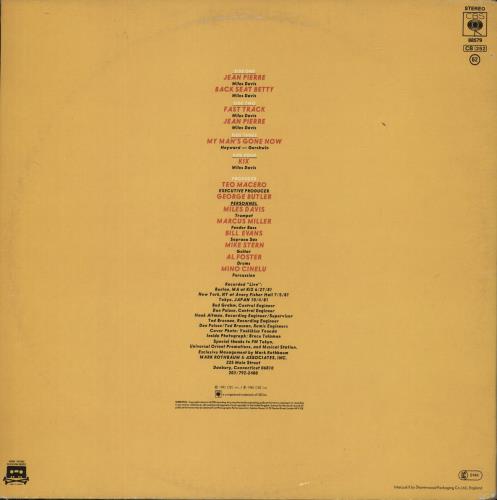 Miles Davis We Want Miles 2-LP vinyl record set (Double LP Album) UK MDA2LWE314064