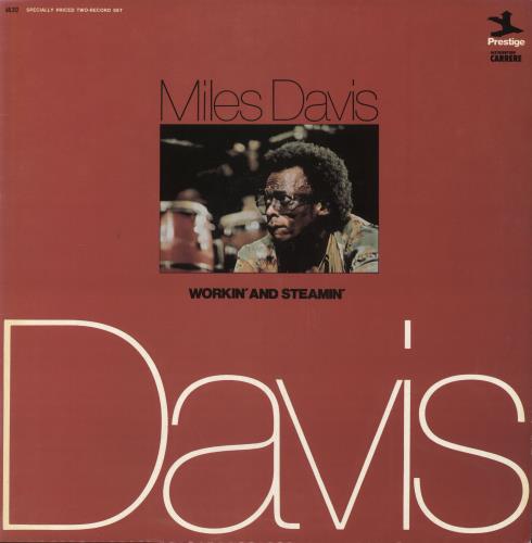 Miles Davis Workin' And Steamin' 2-LP vinyl record set (Double LP Album) French MDA2LWO499732