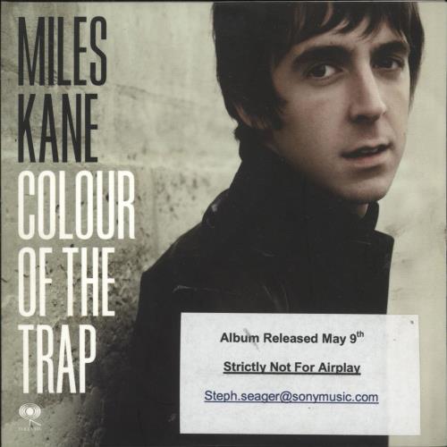 Miles Kane Colour Of The Trap CD-R acetate UK M97CRCO744167