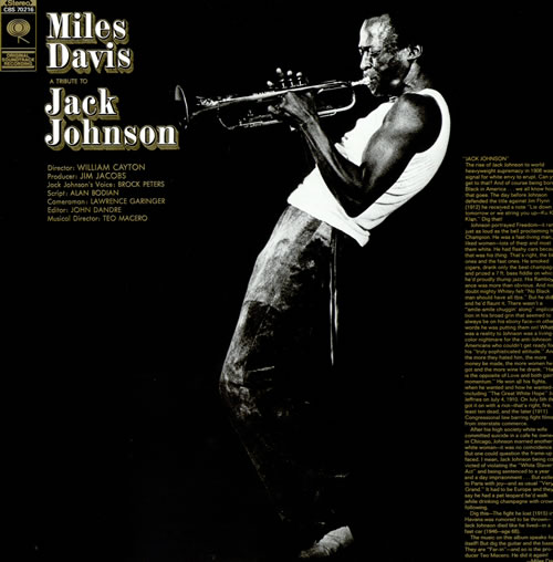 Miles Davis A Tribute To Jack Johnson red label Dutch vinyl LP album (LP record) (499710)