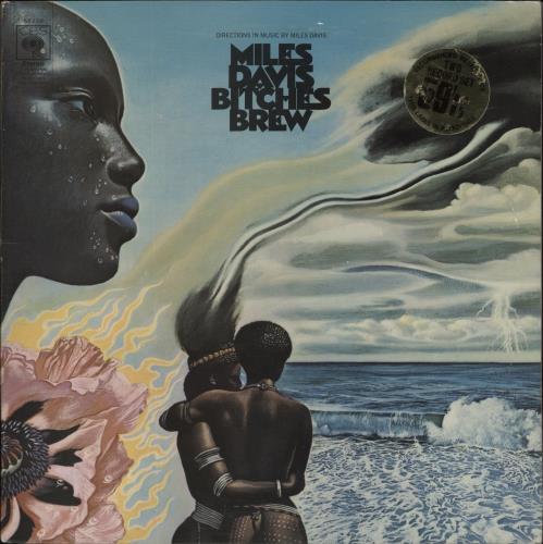 Miles Davis Bitches Brew - 1st - EX 2-LP vinyl record set (Double Album) UK MDA2LBI607054