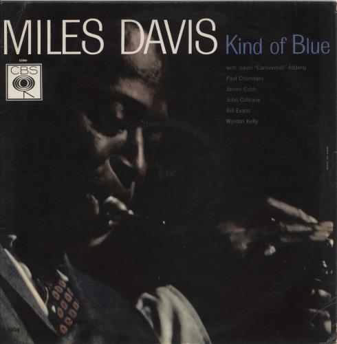 Miles Davis Kind Of Blue - 1st - Mono - EX vinyl LP album (LP record) UK MDALPKI719338