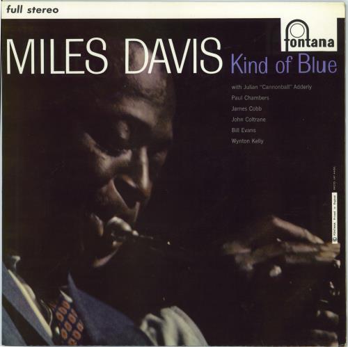 Miles Davis Kind Of Blue vinyl LP album (LP record) UK MDALPKI742970