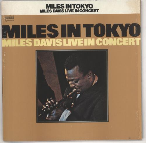 Miles Davis Miles In Tokyo + Top Obi vinyl LP album (LP record) Japanese MDALPMI506615