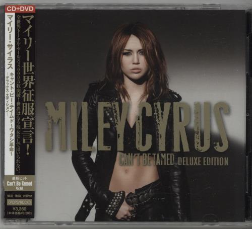 Miley Cyrus Can't Be Tamed - Deluxe Edition 2-disc CD/DVD set Japanese MYC2DCA664148