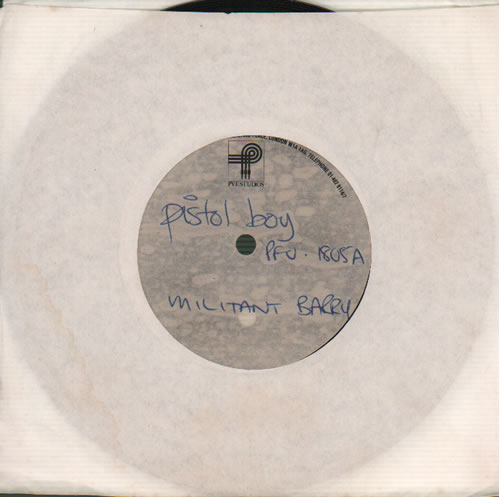 Militant Barry Pistol Boy acetate UK N7LATPI635463