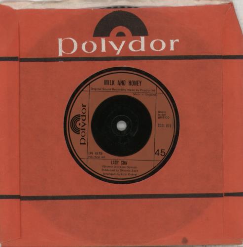 Milk And Honey Hallelujah 7" vinyl single (7 inch record / 45) UK NL807HA559754