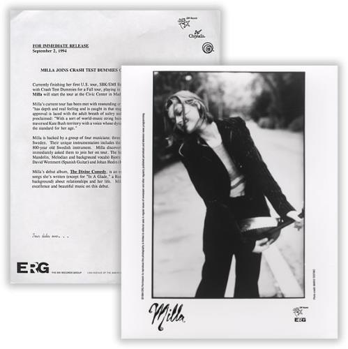 Milla On Tour media press pack US MIAPPON388798