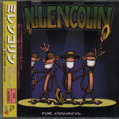 Millencolin For Monkeys CD album (CDLP) Japanese M.ECDFO647957