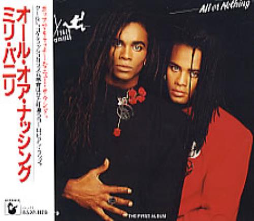 Milli Vanilli All Or Nothing CD album (CDLP) Japanese MLICDAL281348