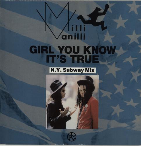 Milli Vanilli Girl You Know It's True [N.Y. Subway Mix] + Sleeve 12" vinyl single (12 inch record / Maxi-single) UK MLI12GI34583