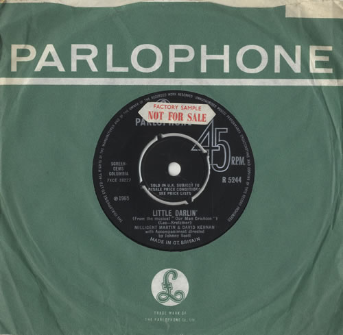 Millicent Martin Little Darlin' - Sample 7" vinyl single (7 inch record / 45) UK M1L07LI520896