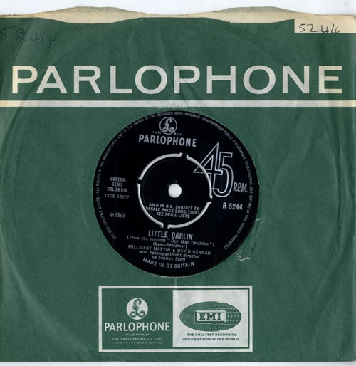 Millicent Martin Little Darlin' 7" vinyl single (7 inch record / 45) UK M1L07LI614968