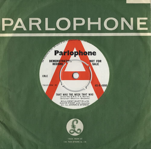 Millicent Martin That Was The Week That Was 7" vinyl single (7 inch record / 45) UK M1L07TH467780