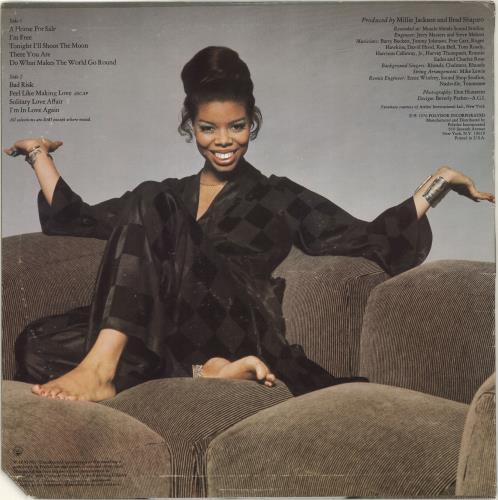 Millie Jackson Free And In Love vinyl LP album (LP record) US MLJLPFR690323