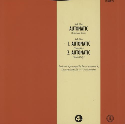 Millie Scott Automatic 12" vinyl single (12 inch record / Maxi-single) UK MB012AU759352