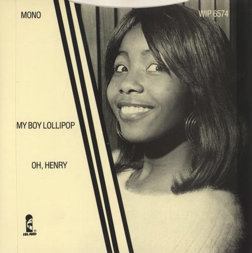 Millie Small My Boy Lollipop  / Oh, Henry - Injection 7" vinyl single (7 inch record / 45) UK MS-07MY777953