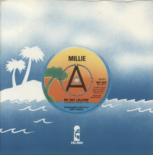 Millie Small My Boy Lollipop - 'A' Label 7" vinyl single (7 inch record / 45) UK MS-07MY871107