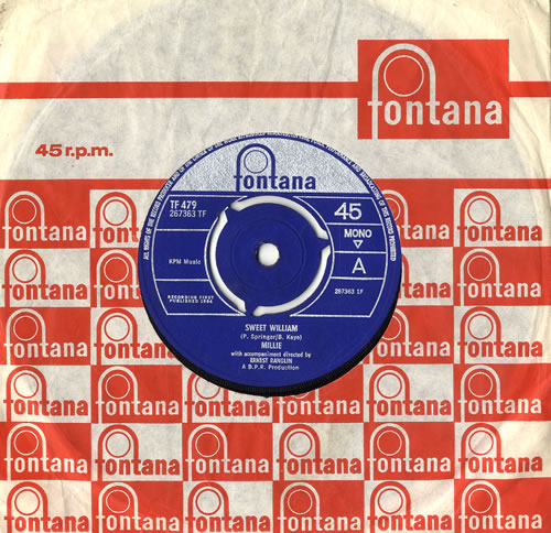 Millie Small Sweet William 7" vinyl single (7 inch record / 45) UK MS-07SW555488