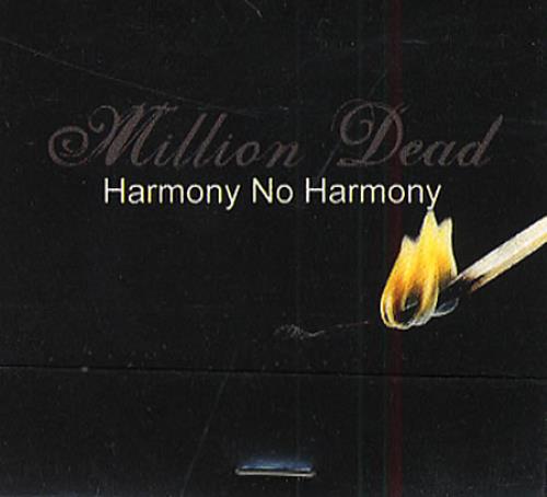 Million Dead Harmony No Harmony Matchbook memorabilia UK MD-MMHA410179