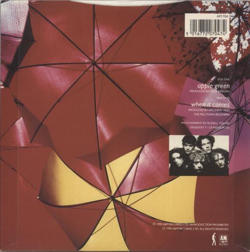 Milltown Brothers Apple Green - Inj 7" vinyl single (7 inch record / 45) UK MIL07AP886441