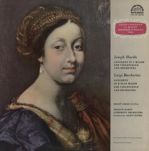Milo Sdlo Haydn: Cello Concerto / Boccherini: Cello Concerto vinyl LP album (LP record) Czech 22ULPHA760984