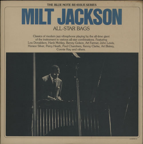 Milt Jackson All-Star Bags 2-LP vinyl record set (Double LP Album) US MJ12LAL567140