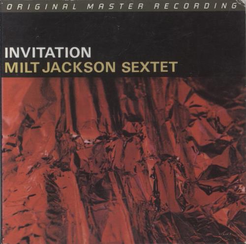 Milt Jackson Invitation - Super Audio CD super audio CD SACD US MJ1SAIN863160