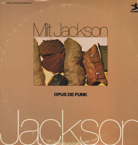 Milt Jackson Opus De Funk 2-LP vinyl record set (Double LP Album) US MJ12LOP362018