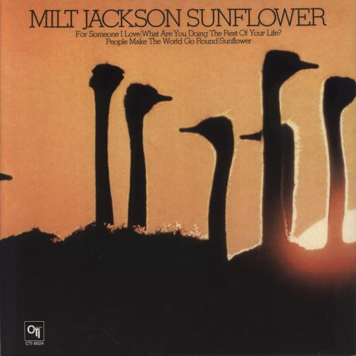 Milt Jackson Sunflower vinyl LP album (LP record) UK MJ1LPSU863356