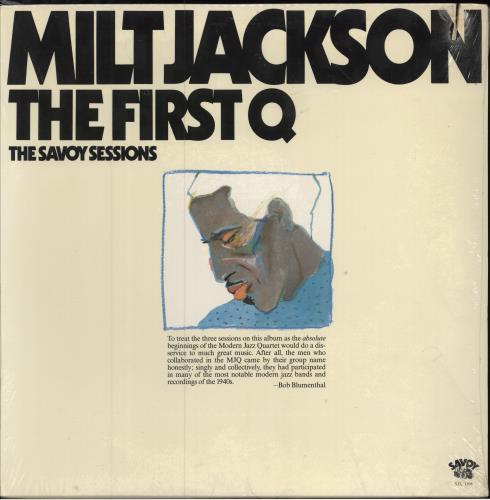 Milt Jackson The First Q vinyl LP album (LP record) US MJ1LPTH782192