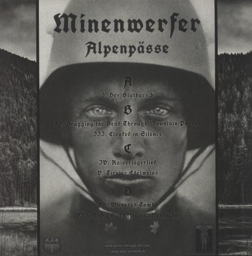 Minenwerfer Alpenpsse 2-LP vinyl record set (Double LP Album) German 9QT2LAL868773