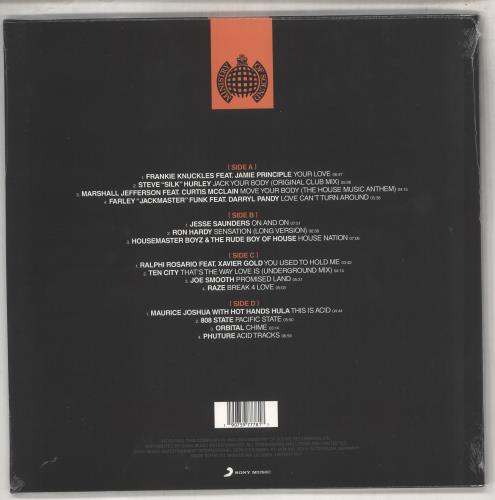 Ministry Of Sound [Origins] House 2-LP vinyl record set (Double LP Album) UK MIZ2LOR735712