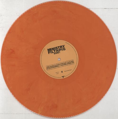 Ministry Filth Pig - Orange 180 Gram vinyl LP album (LP record) Dutch MINLPFI860845