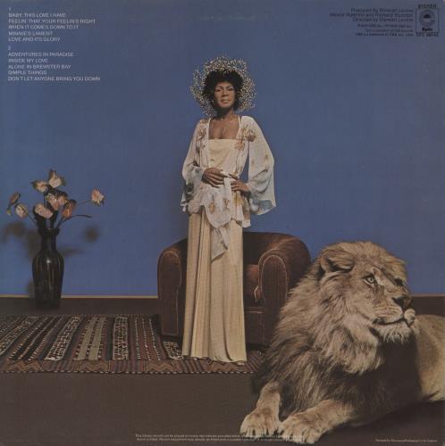 Minnie Riperton Adventures In Paradise vinyl LP album (LP record) UK MNRLPAD663223