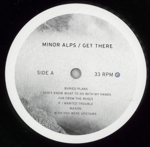 Minor Alps Get There - Hype Stickered Shrink vinyl LP album (LP record) US 96-LPGE874729