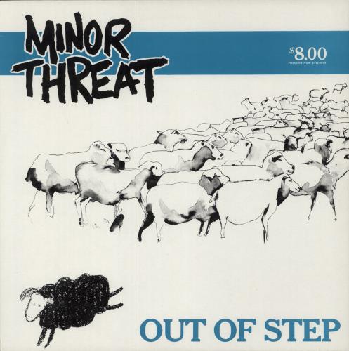 Minor Threat Out Of Step - $8 + Insert vinyl LP album (LP record) US M1ALPOU874171