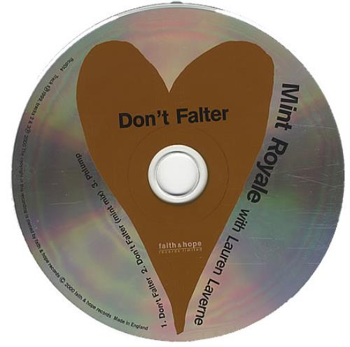 Mint Royale Don't Falter CD single (CD5 / 5") UK MYAC5DO278312