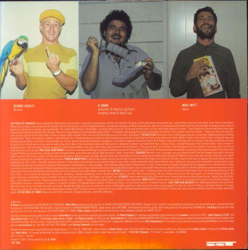 Minutemen 3-Way Tie (For Last) vinyl LP album (LP record) US MK6LPWA828922