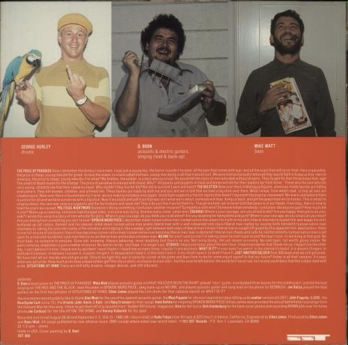 Minutemen 3-Way Tie [For Last] vinyl LP album (LP record) US MK6LPWA870713