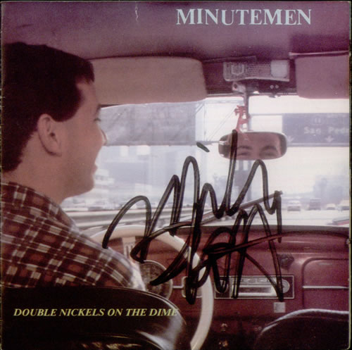Minutemen Double Nickels On The Dime - Autographed CD album (CDLP) US MK6CDDO544872