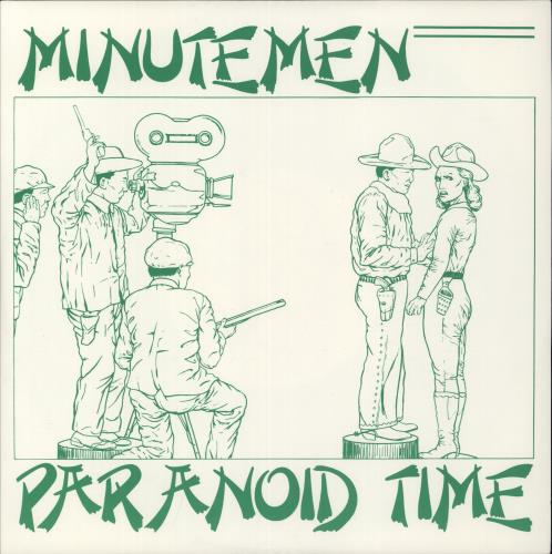 Minutemen Paranoid Time 10" vinyl single (10 inch record) US MK610PA874155